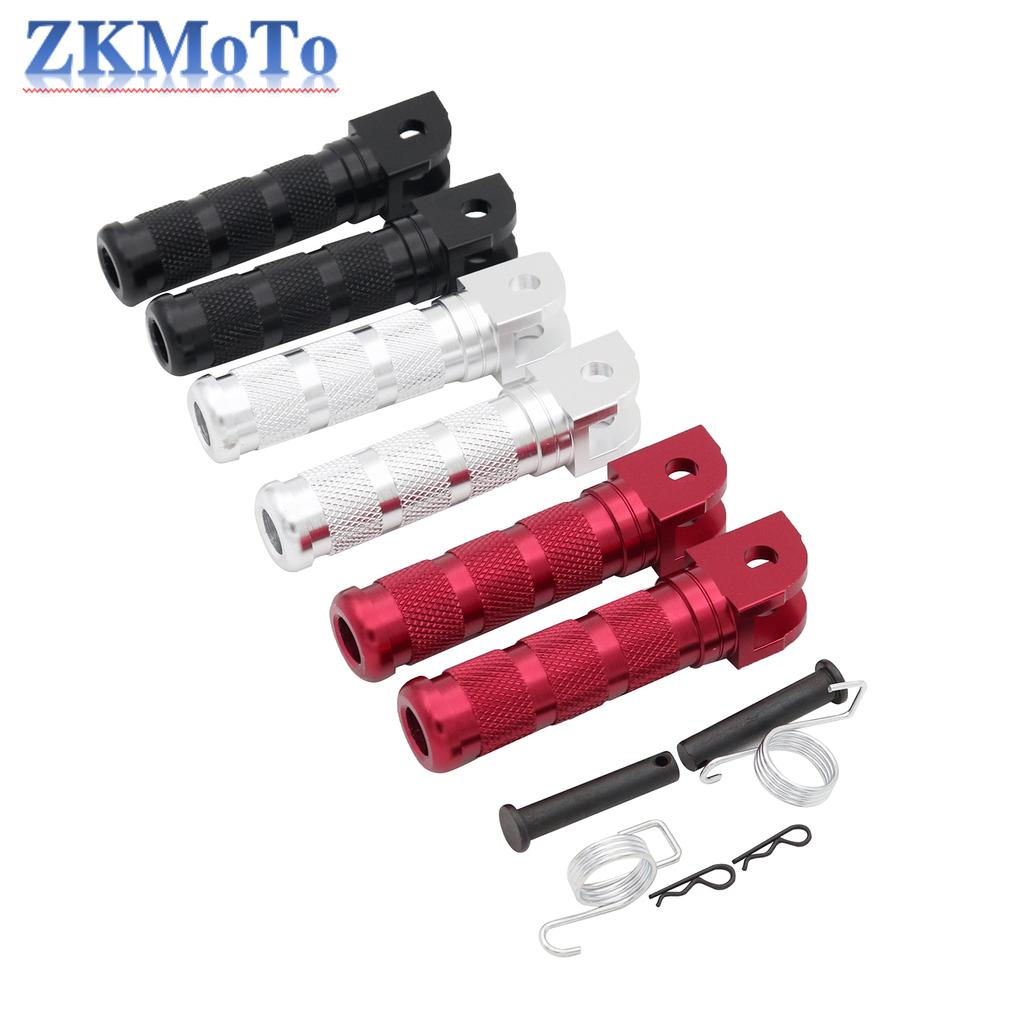 Motorcycle Pedal Foot Pegs FootRest Footpegs For Kawasaki Yamaha Suzuki Honda CB50 CB125R CB250R CB300R CB600F CB900F CB1100RS
