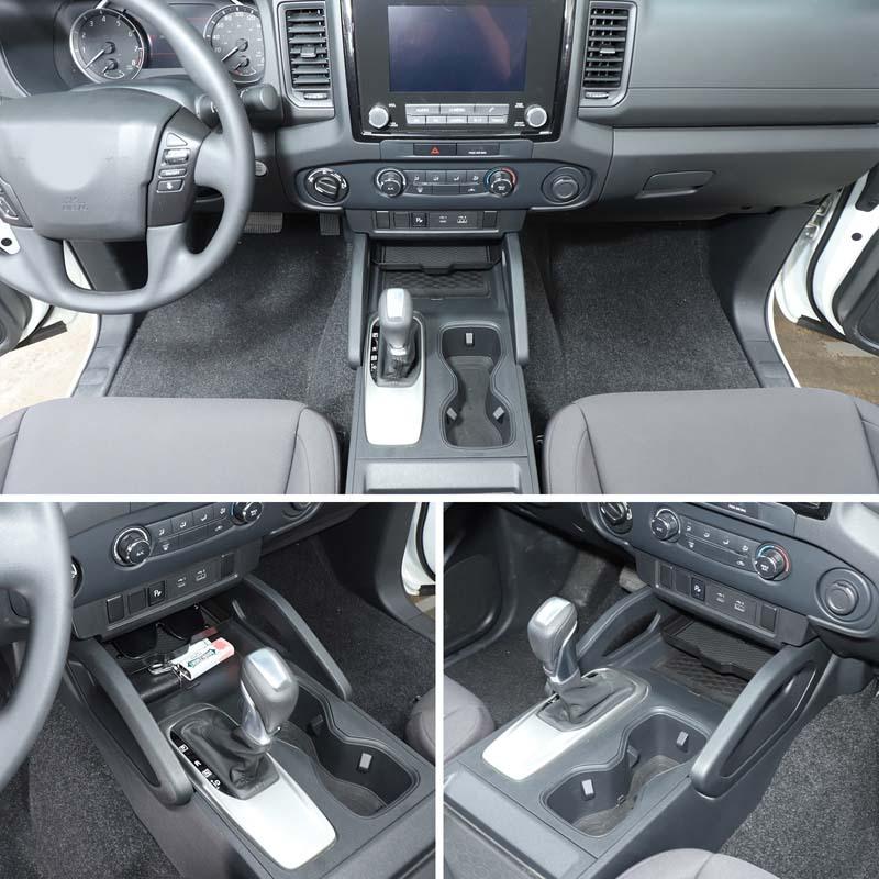 ABS Plastic Car Center Organizer Storage Tray Suitable for Nissan Frontier   2024 2025