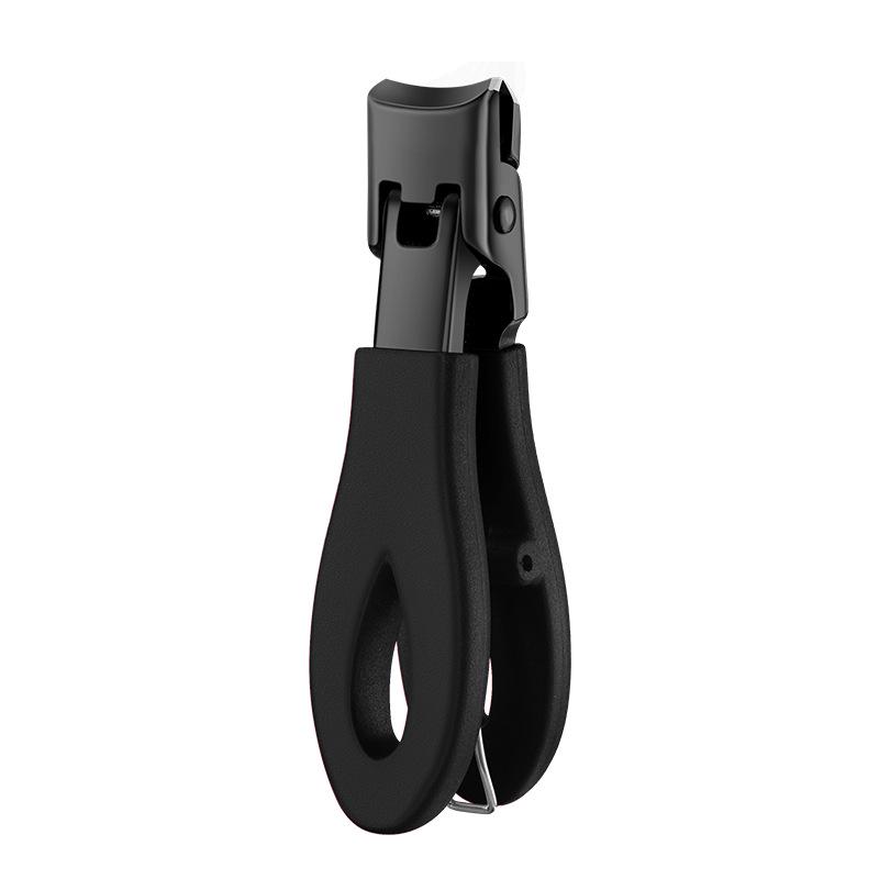 

Портативные щипчики для ногтей из нержавеющей стали с защитой от брызг и большим скошенным плоским краем