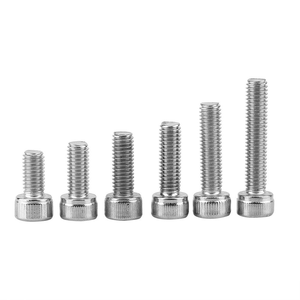 Steel Hex Socket Cap Head Screws with Hex Nut Washers Assortment (M8x60pcs)