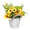 Simulation Sunflower Potted Plant High Simulation Dining Table Bonsai Fake Flower Yellow for Home