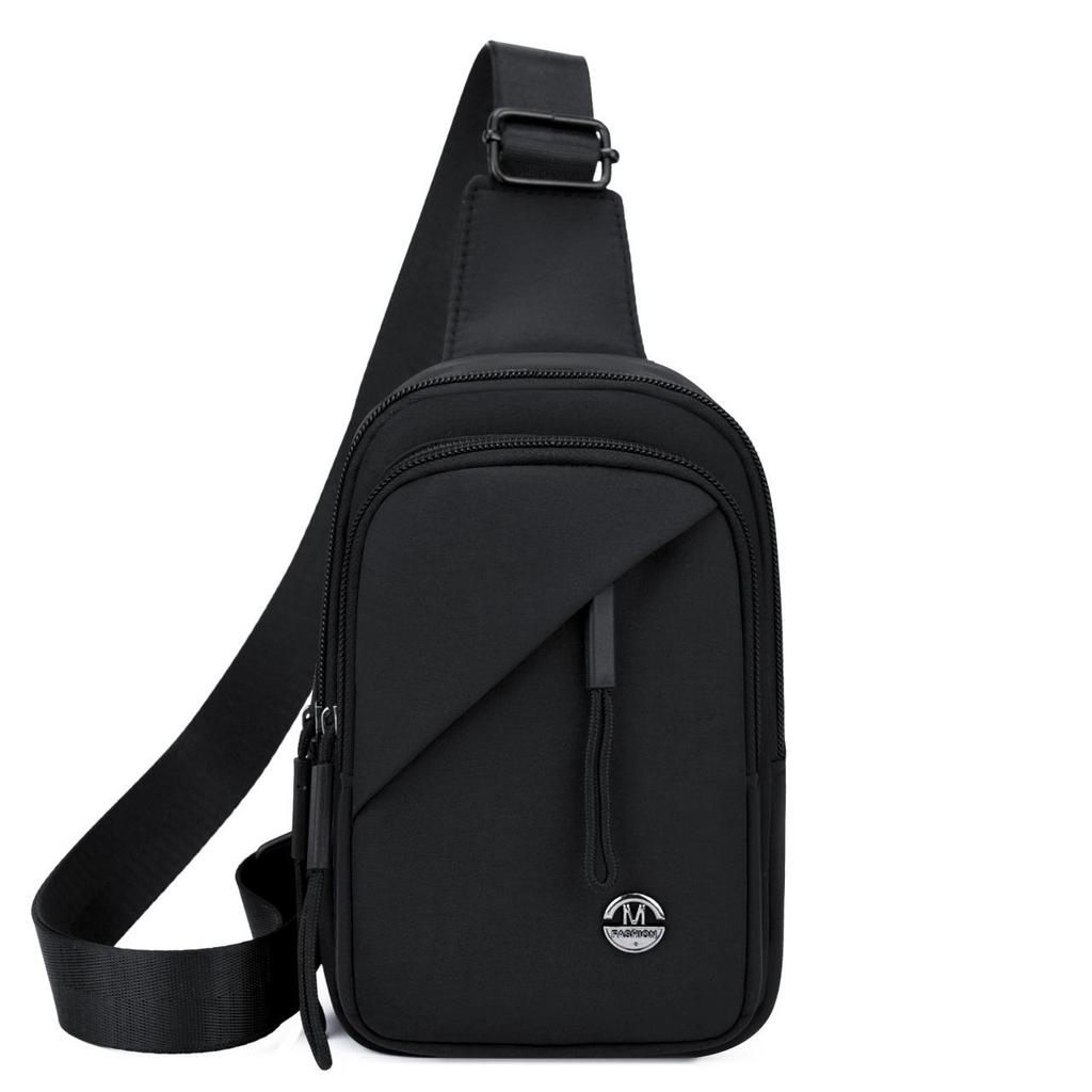 Men's Korean Style Lightweight Versatile Crossbody Bag - Wear-Resistant, Trendy, and Portable for Outdoor Cycling