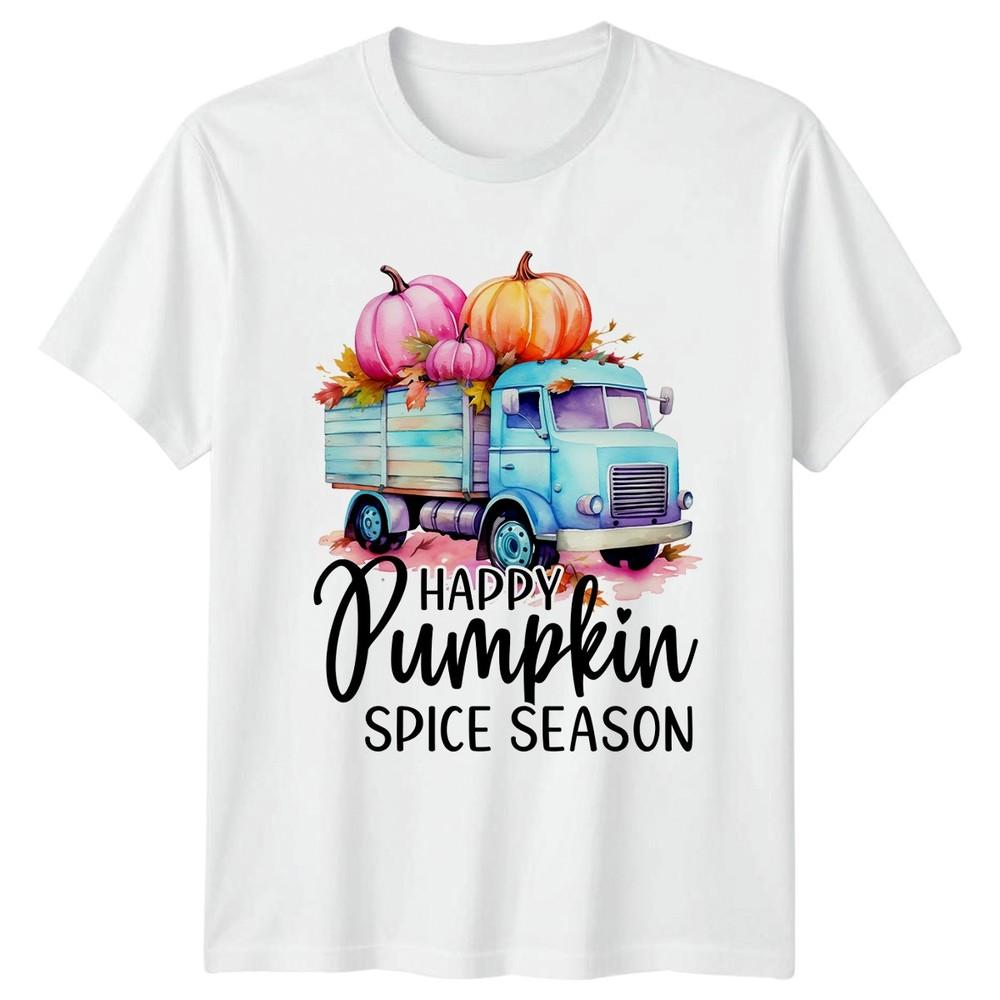 Happy Pumpkin Spice TShirt Fall Decor Autumn S