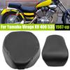Black Motorcycle Driver Seat Cover Waterproof Sunscreen Motorbike Passenger Cushion Cover For Yamaha Virago XV 400 535 1987-up