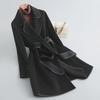 "Women's Mid-Length Stylish Korean Wool Coat, 2024 Autumn/Winter Collection"