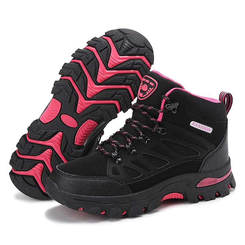 Dámské outdoorové turistické boty Nepromokavé trekové kempingové trailové boty Protiskluzové Odolné Boty pro horolezectví Dámské kotníkové boty