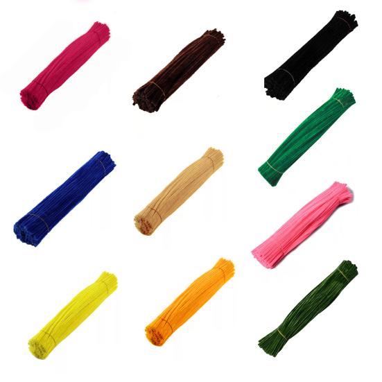 200Pcs Pipe Cleaners Craft Kit Creative Parent-Child Interaction Hands-on Ability Development Chenille Stems DIY Supplies