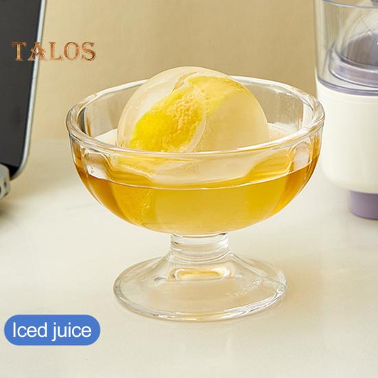 Silicone Sphere Ice Mold Easy Release Circle Ice Hockey Mold with Lids Slow Melting Spherical Ice Makers for Whiskey Cocktails Bourbon