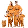 Print Cute Family Set Pajamas, Home Clothes, Family Set Long Sleeve Top Pants Set