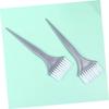 10 Pcs Hair Dye Brush Set for Salon and Home, Durable Nylon with Silver Handles