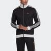 Adidas Originals Beckenbauer Full Zip Stand Collar Track Jacket Men Black White Red Gold HK7408