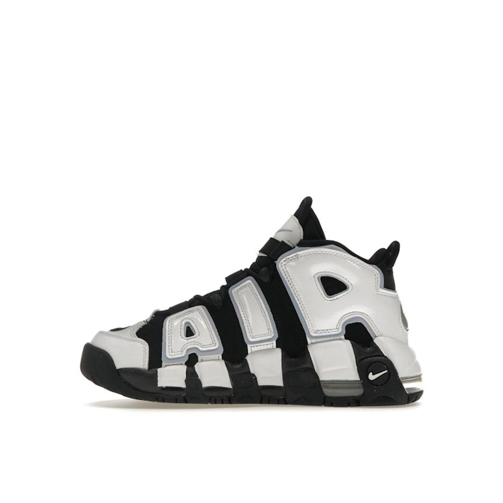 Nike Air More Uptempo GS Black Cobalt Bliss Kids Sneakers White Multi-Color DQ6200-001