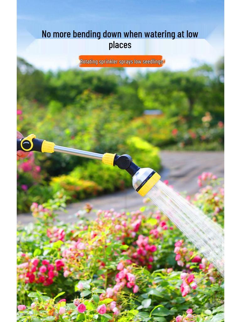 Hochdruck-Wasserpistole mit langem Griff, multifunktional, für Autowäsche und Gartenbewässerung