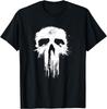 Marvel Punisher Paint Splat Skull Vintage Chest Logo T-Shirt