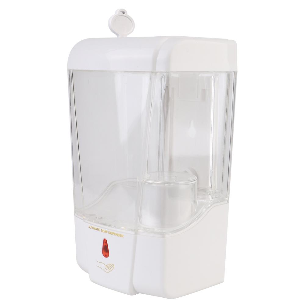 For Kitchen Bathroom Touch-free Lotion Pump Touchless Liquid Wall-Mount Automatic IR Sensor Soap Dispenser 700ml