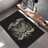 Eagle Emblem with Flags suitable as a non-slip mat for the living room or bedroom sofa