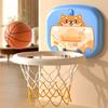 Indoor Mini Basketball Hoop Toy with LED Scoreboard Adjustable Height Wall Mount Basketball Shoot Game Toddlers Boys Cartoon Animal Basketball Hoop