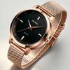 Women's Watch SKMEI Rose Gold Mesh Band 30M Waterproof 1528