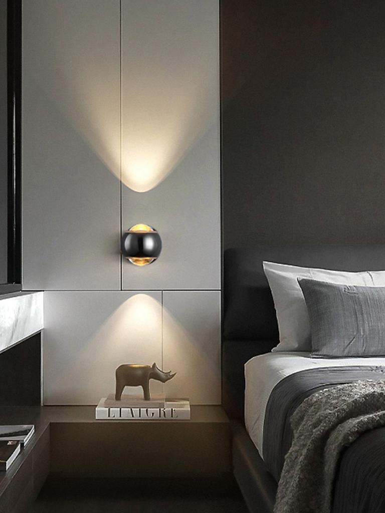 Gold/silver Modern LED Luxury Wall Light Sconces Fixtures,Bedroom Lamp,Hallway,Background Wall Nordic Indoor Room Decoration