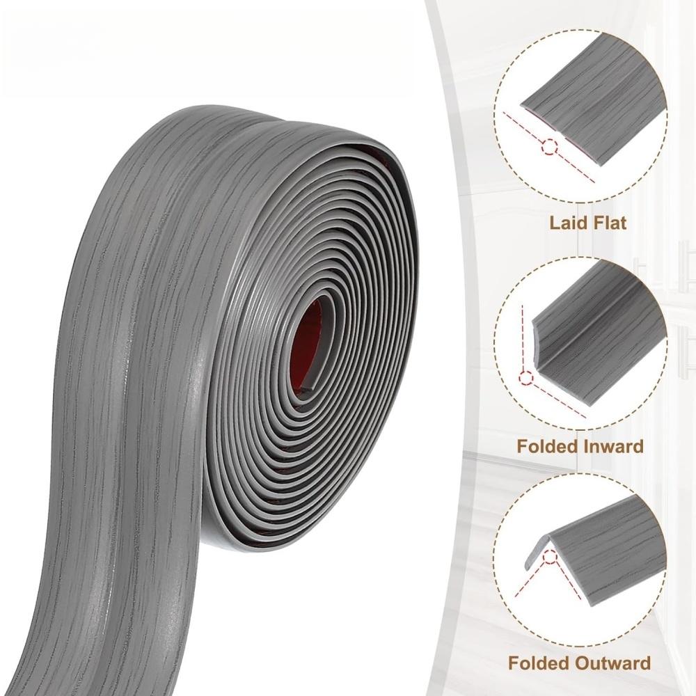 1pc 2mX4cm PVC Flexible Inside & Outside Corner Trim Molding Peel and Stick Molding External Corner Guards for Tile