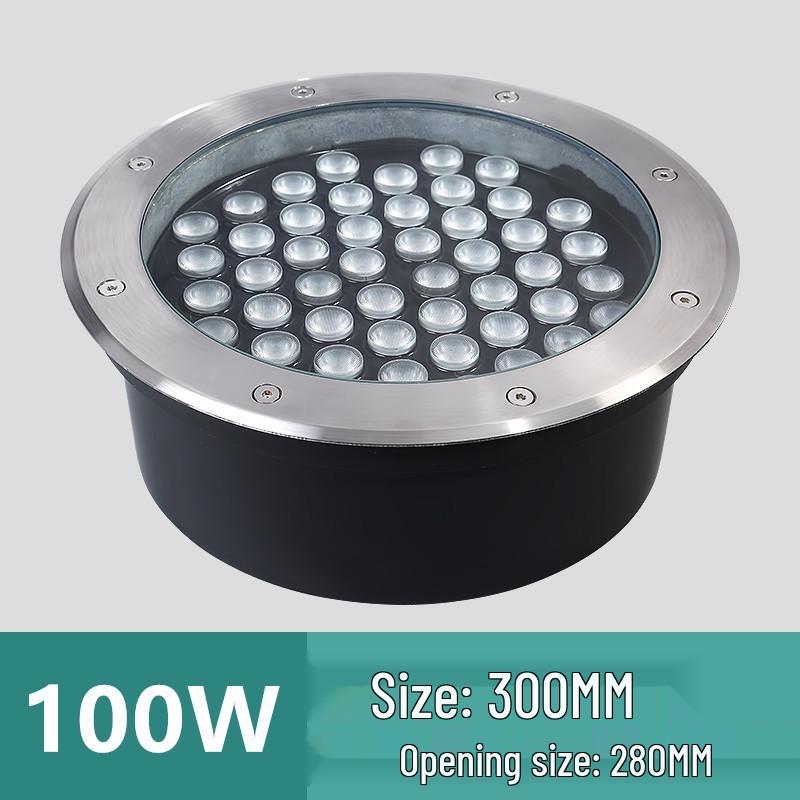Low Voltage 12V-24V Outdoor LED In-Ground Light: Waterproof, Stainless Steel for Parks and Courtyards