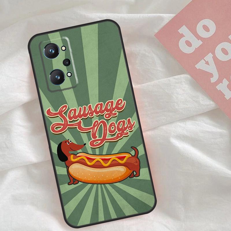 DACHSHUND For Realme C30 C31 C33 C35 C55 C21Y GT Neo 5 3T 2T OnePlus 11 10 9 Pro Nord CE 3 2 Lite Case