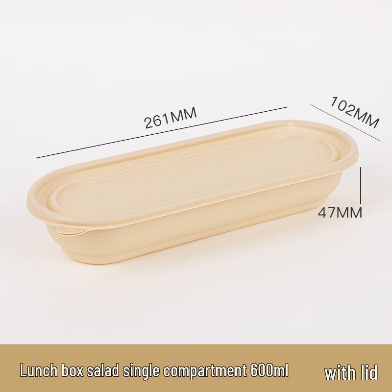 Compostable Corn Starch Disposable Meal Prep Containers