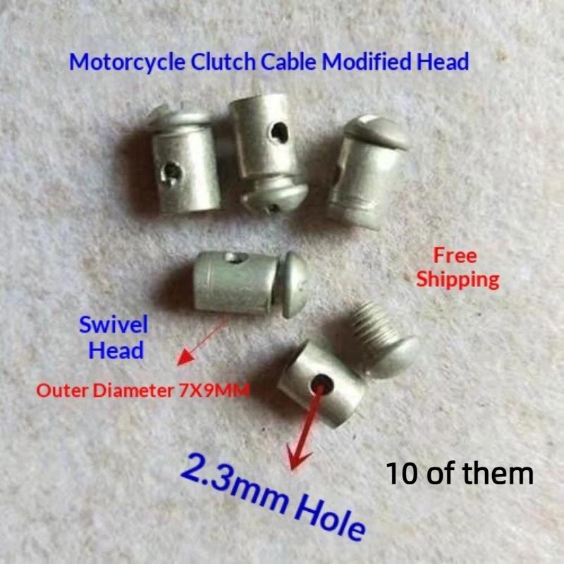

.10Pcs E-Scooter Bicycle Kart ATV Accessories Motorcycle Throttle Cable Stopper Clamp Universal Choke Wire Adjuster Metal Buckle