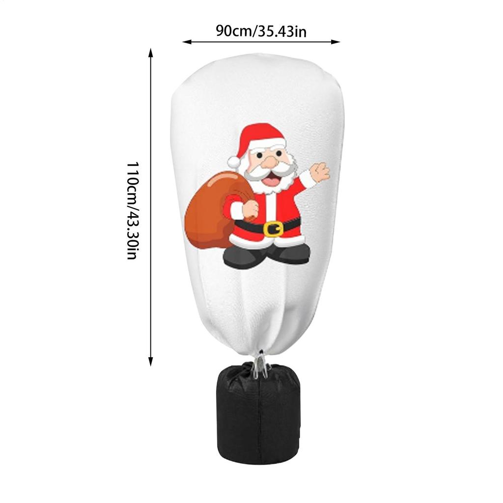 Frost Blankets For Outdoor Plants Christmas Theme Cold Weather Plant Covers Outdoor Non-woven Fabric Breathable Guard With