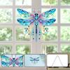 Acrylic Diamond Art Hanging Pendant Dragonfly Butterfly Single-Sided Diamond Painting Hanging Pendant Tree Crystal Hanging Decor