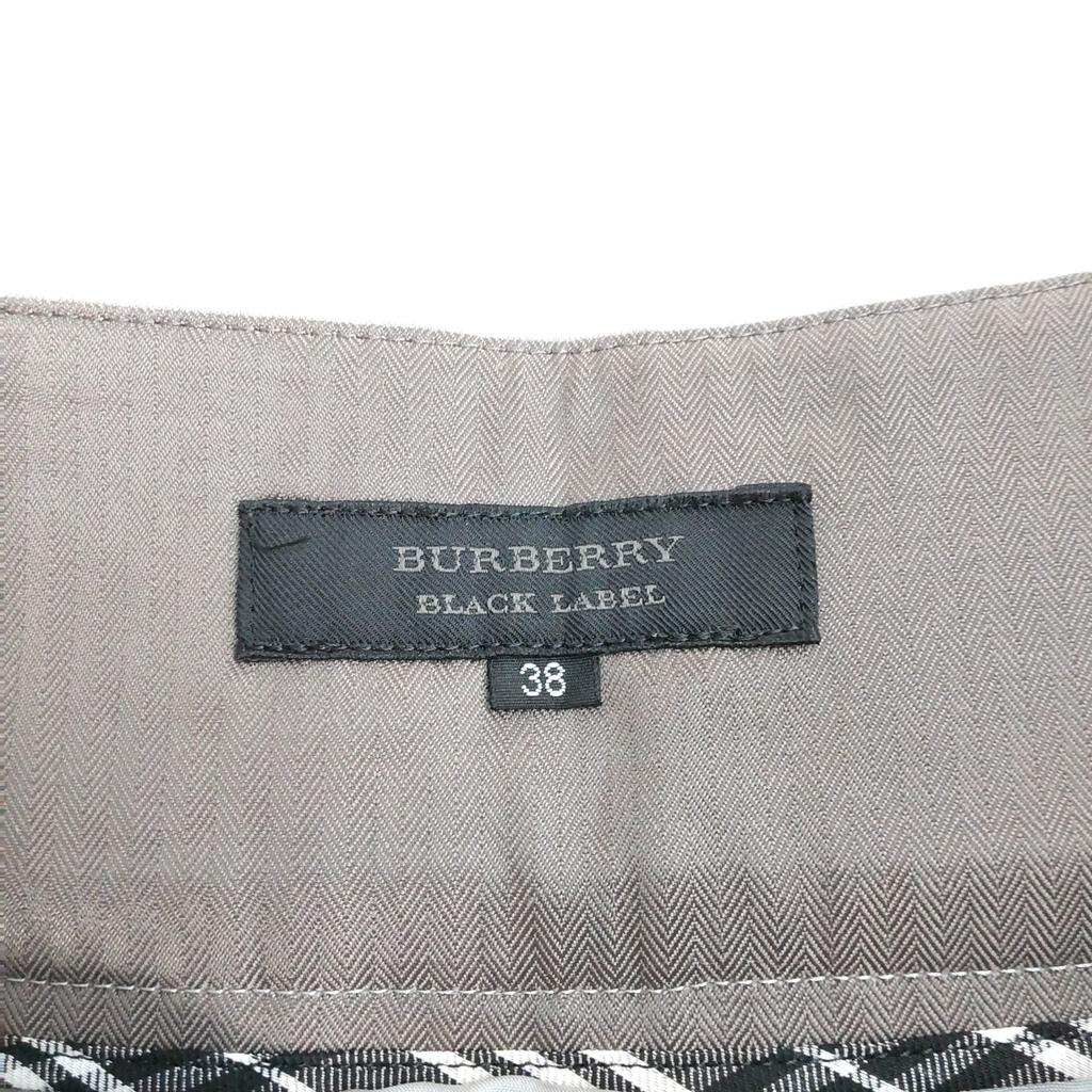 BURBERRY Black Label Knee-Length Flare Skirt [38/M/Gray] Rare JAPAN(USED)