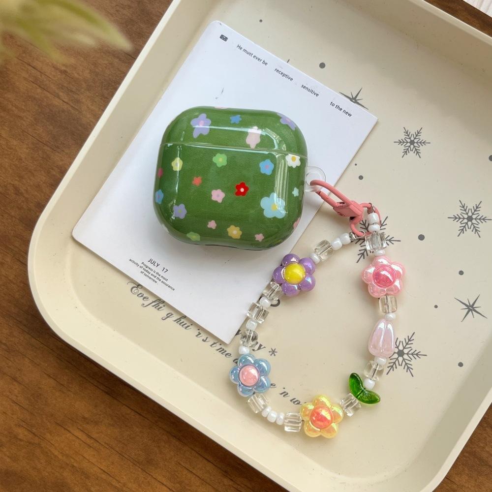 Applicable to Apple AirPods 1 /1 generation small fresh flower earphone cover PRO1 personalized bracelet case PRO1 protective cover