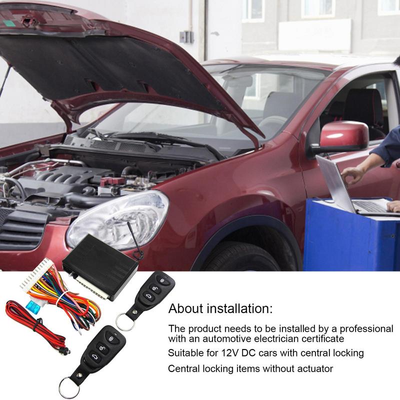 Automation Remote Control Start Smart Car Alarm System Kit Universal Smart Key Start Stop Keyless Entry System Central Lock