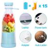 Liquidificador Elétrico USB 40W 6 Liquidificador Elétrico Mini Portátil Liquidificador Misturador de Frutas Extratores Liquidificador Elétrico Rápido Smoothie Fabricador de Gelo