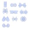 Silicone Keychain Mold Dangle Earring Resin Mold Resin Pendant Mold Moon Epoxy Resin Casting Mold for Jewelry Making