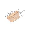 3Pcs Premium Bamboo Storage Baskets Handcrafted Woven Fruit Baskets Multi Purpose Storage Holder for Home Restaurant Ktv Room