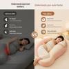 Multi-Functional Pea Bolster Pillow for Girls and Pregnant Women, Full-Body Support for Side Sleeping and Leg Clamping