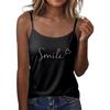 Women's Basic Sleeveless Slim Fit Stretchy Camisole Tank Top with Round Neck and Adjustable Straps Suitable for Layering and Casual Wear