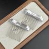 1PC Bangs Broken Hair Sorting Hair Comb Women Girls Cute Butterfly Knot Hair Clip Bow Flower Korean  Sweet Inverted Comb Hair Accessories  Jewelry