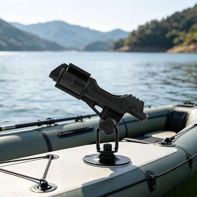 Boat Fishing Rod Holder Installation Supplies Sturdy 360° Adjustable Pole for Kayak