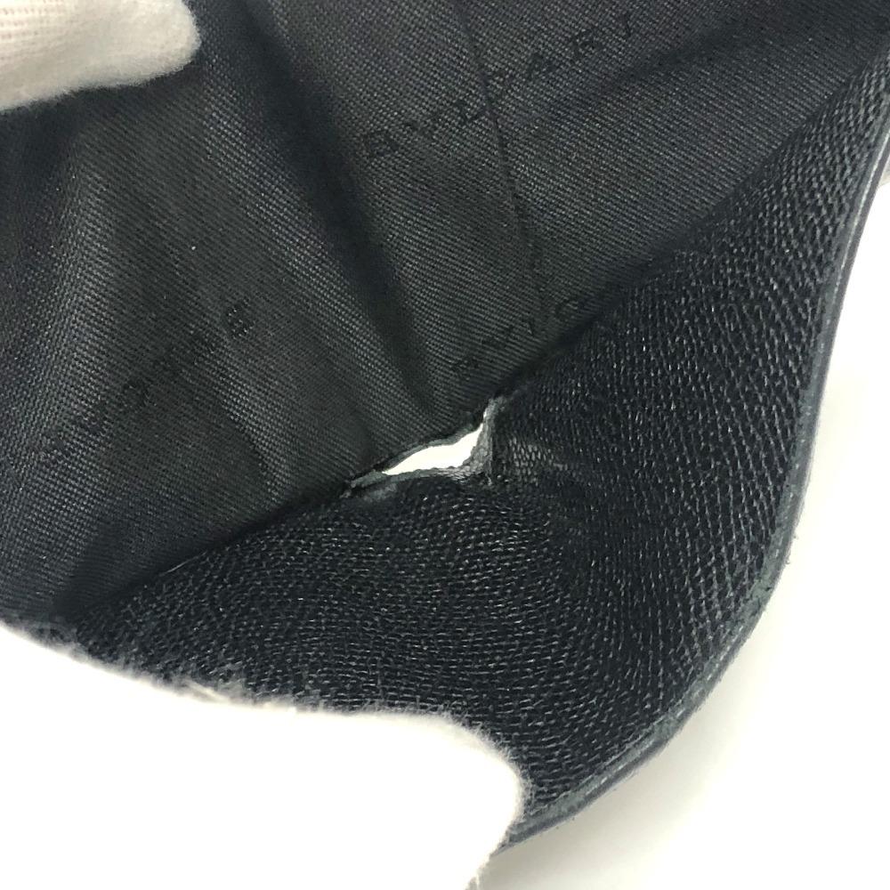 BVLGARI logo Short wallet, Wallet, Compact wallet Folded wallet  Black