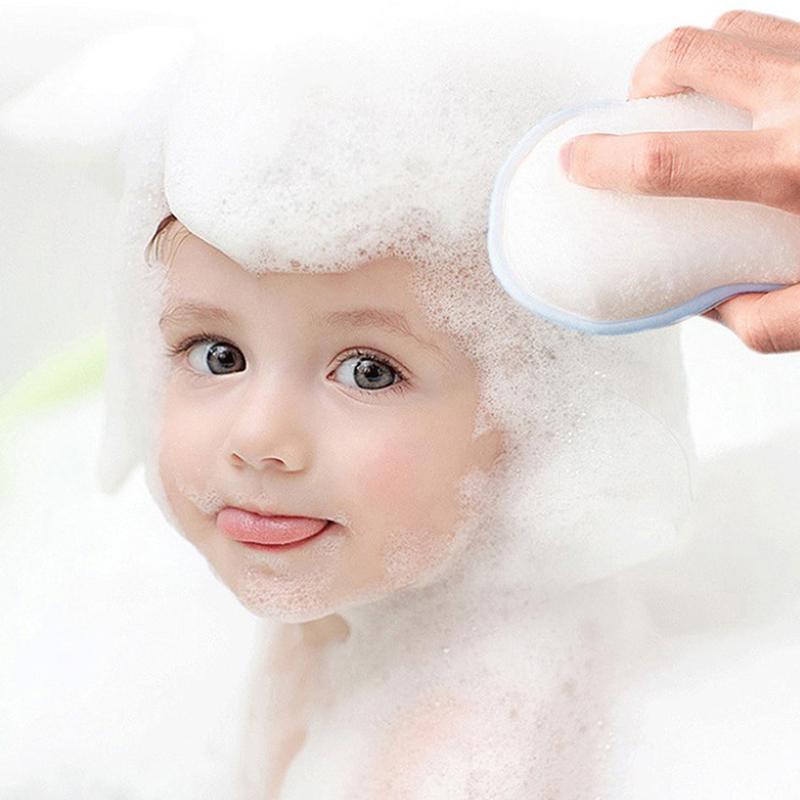 Baby Bath Sponge Soft Cartoon Shower Sponge Body Wash Sponge For Kids Bath Hair