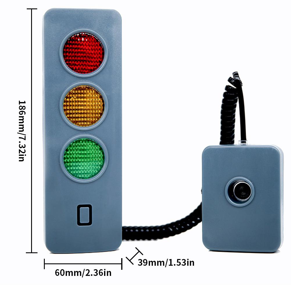 Garage Smart Parking Device with Three Colors Light Auto Parking System Anti Collision Parking Warning Alarm Battery Operated