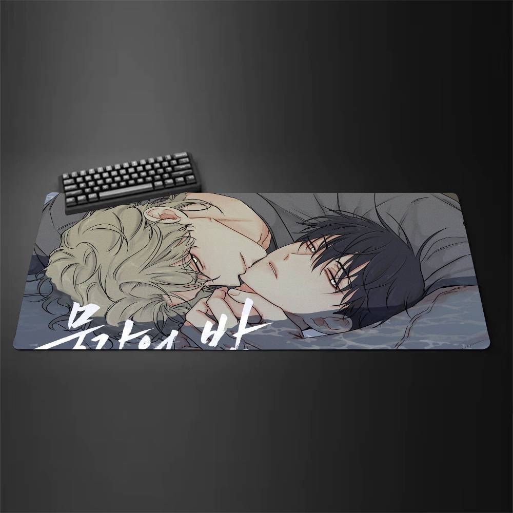 Manga L-Low Tide In Twilight Mousepad Non-slip Suitable For Office Computers Laptops E-sports Game Desk Mats XXL Keyboard