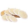 Natural Loofah Exfoliating Facial Puff 1Pcs Soft Skin-Friendly Wash Sponge Portable for Daily Makeup Cleansing