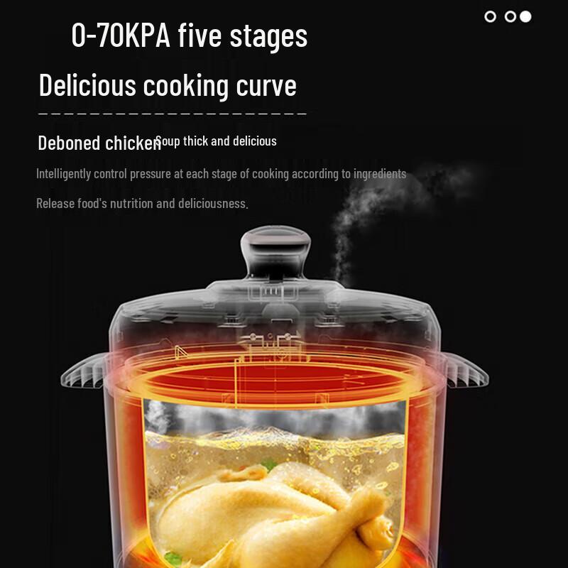 Supor Smart 4L Electric Pressure Cooker with Dual Pots CN plug (adapter included)
