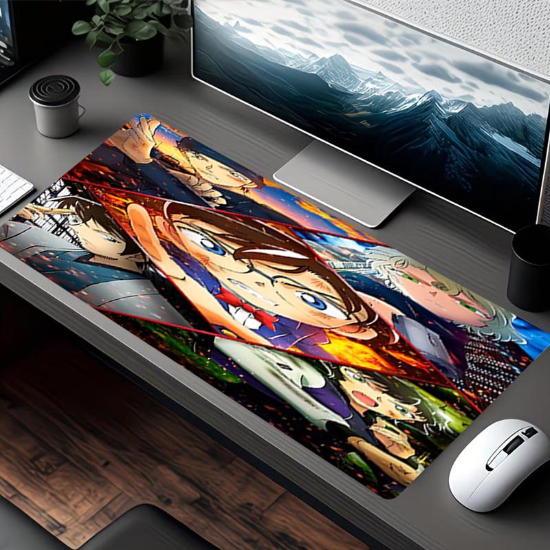 Detective Conan Print Mouse Pad, for Keyboard Pad Laptop PC Mat for Office Home Use, Desk Decor, Perfect Birthday Gift for Gamers
