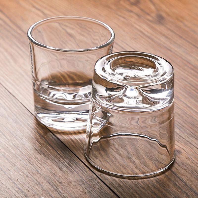 Cupa de cafea din sticlă de 175 ml, Cupă creativă pentru whisky, Fund gros, Design cu picătură de apă, Veselă pentru băuturi, Pahar de vin din cristal, Pahare de bar pentru băuturi spirtoase, Pahare pentru bere