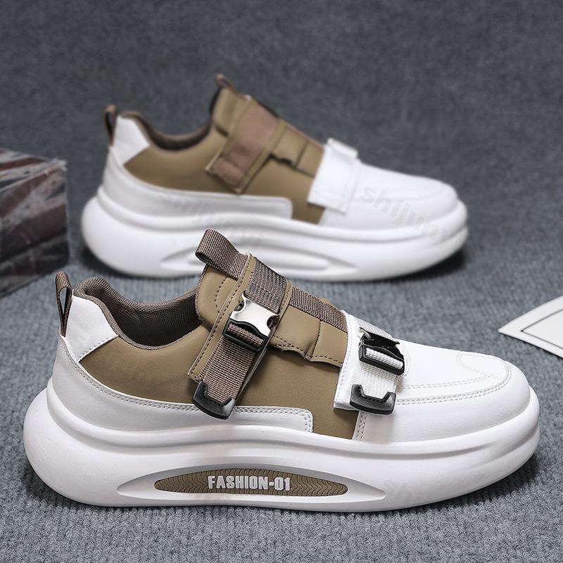 Fashion 2025 Autumn New Style Men's Niche Design Casual Low Top Thick Soled Shoes Fashion Trendy Comfortable Versatile Platform sneakers