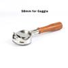 58MM Bottomless Hollow Portafilter for Gaggia/Baby/Classic Coffee Machine Modified Handle Stainless Steel Coffee Handle Filter